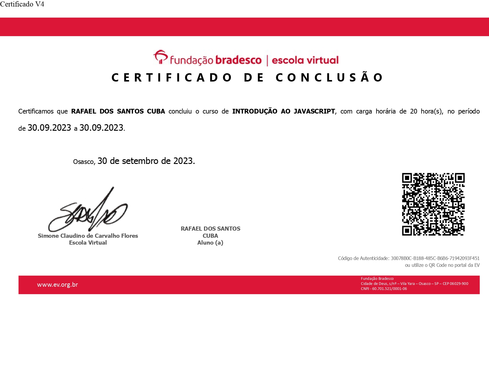 Certificado